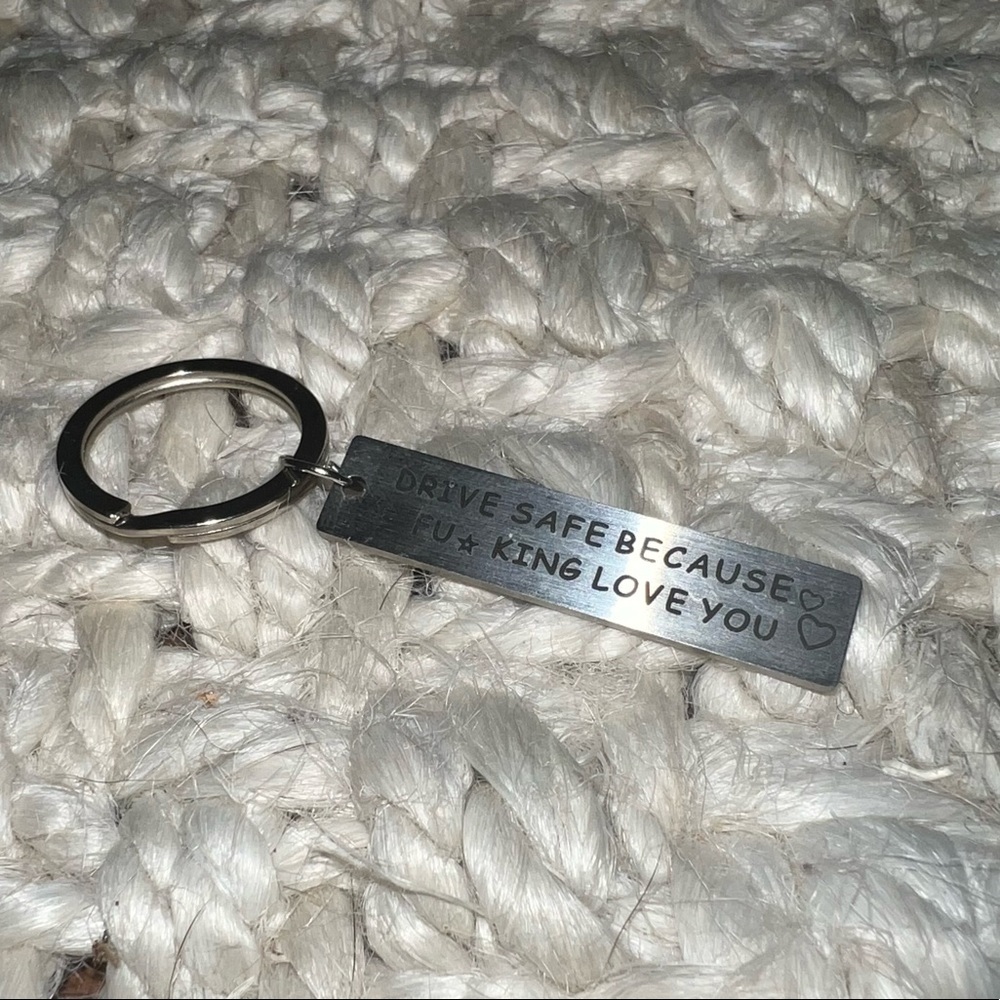 Drive Safe Cute Keychain